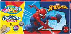 Plastelina Colorino Kids 12 kolorów Spiderman