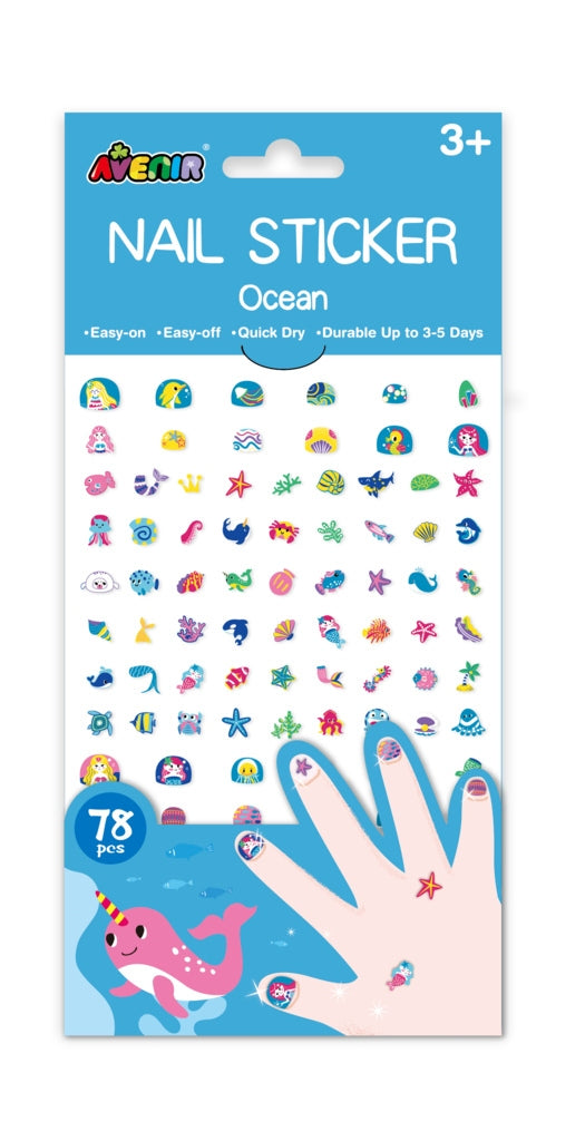 Naklejki na paznokcie Ocean