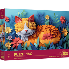 Puzzle 3D 160 40-lecie Trefl Kotek 40049