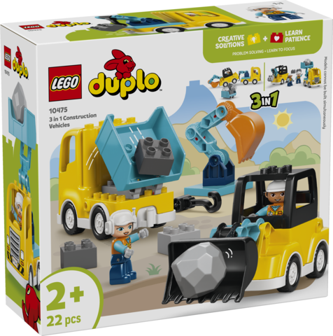 LEGO Duplo Maszyny budowlane 3w1 10475