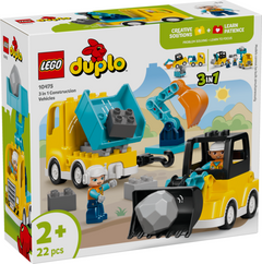 LEGO Duplo Maszyny budowlane 3w1 10475