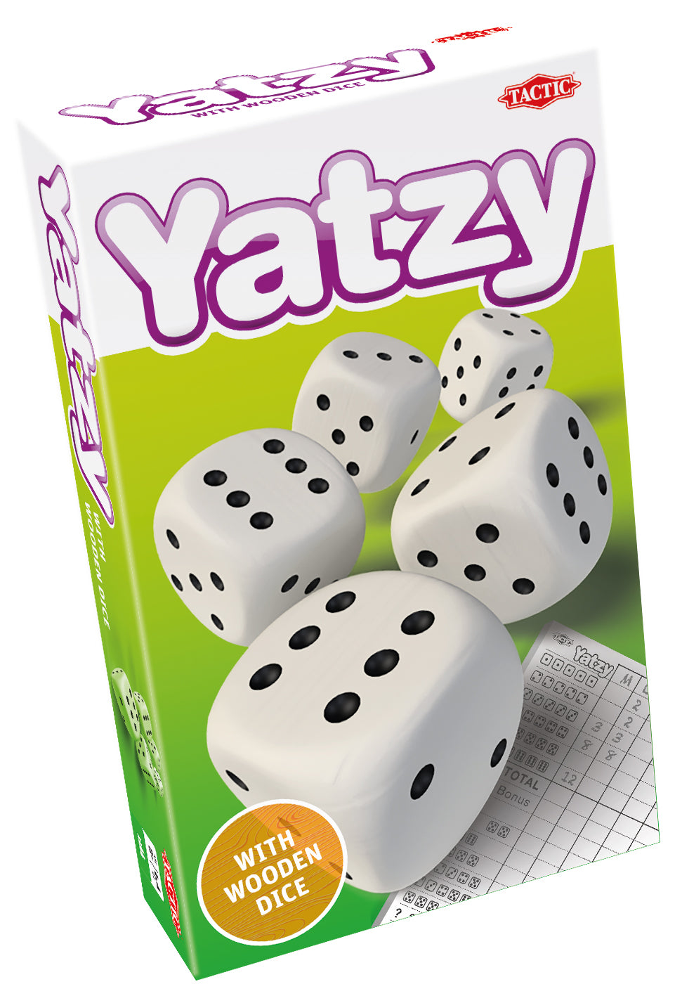 Gra w kości drewniane Yatzy