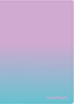 Teczka clear book A4 Coolpack Gradient 20 koszulek Blueberry