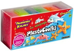 Plastocoolki 6 kolorów neonowych