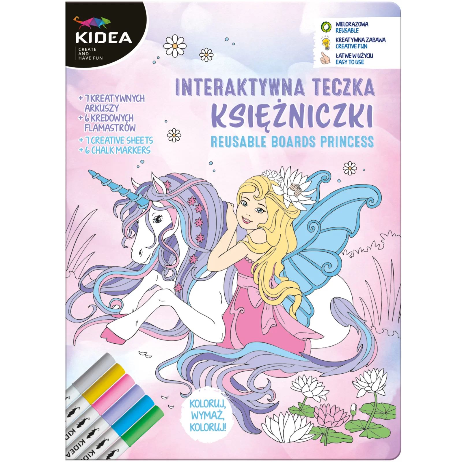Interaktywna teczka księżniczki Kidea