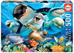 Puzzle 500 Podwodne selfie 109643