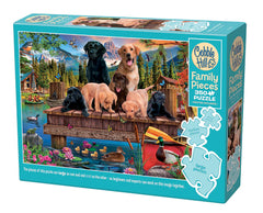 Puzzle 350 Szczeniaki i kaczki 113631