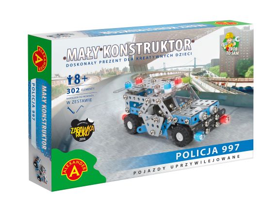 Mały konstruktor policja 1622