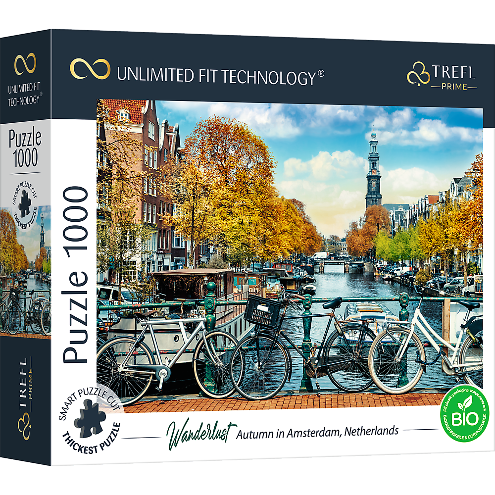 Puzzle 1000 UFT Autumn in Amsterdam Netherlands 10702