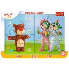 Puzzle ramkowe Baby Zabawne Bobaski  80026