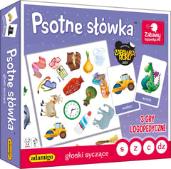Gra Psotne słówka głoski syczące