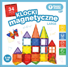 Klocki magnetyczne 34 elementy SP85381 AN01