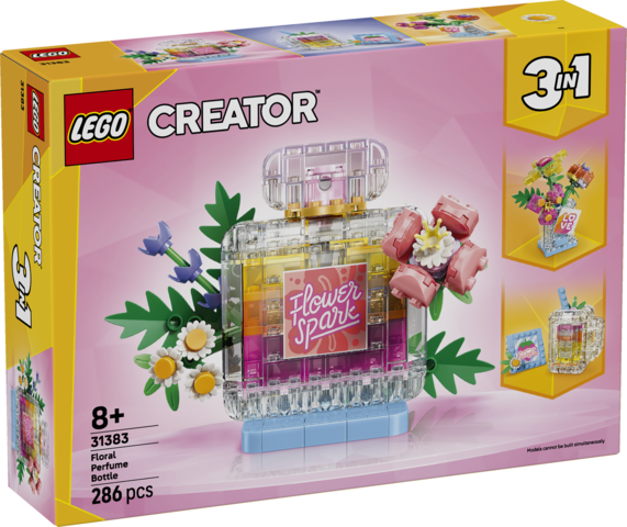 LEGO Creator 3w1 Flakon Perfum z kwiatową ozdobą 31383