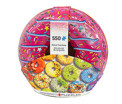 Puzzle 550 TIN Donut Rainbow  8551-5782