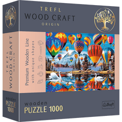 Puzzle 1000 drewniane Kolorowe balony 20143