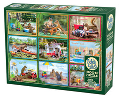 Puzzle 1000 Wiewiórki na wakacjach 112690