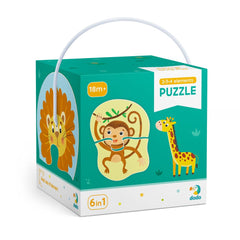 Puzzle 6w1 (2,3,4) Zwierzęta DOP300153