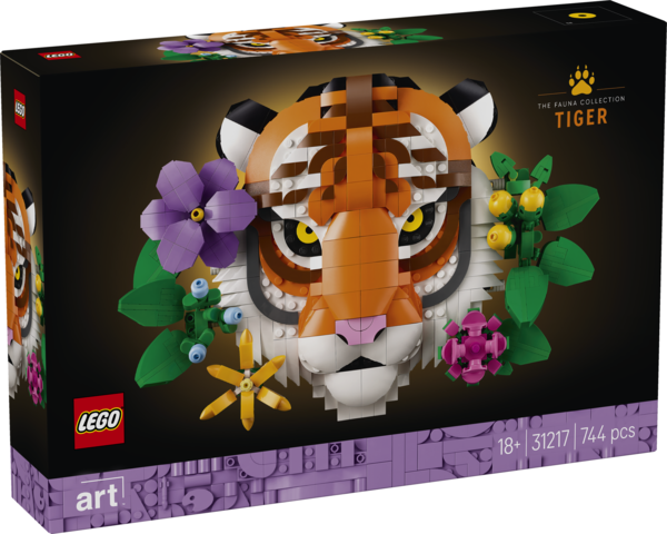 LEGO Art Kolekcja zwierząt Tygrys 31217