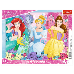 Puzzle 25 ramkowe Magiczne księżniczki 31360
