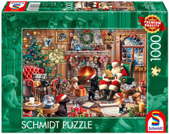 Puzzle 1000 PQ Święty Mikołaj czyta listy 113679