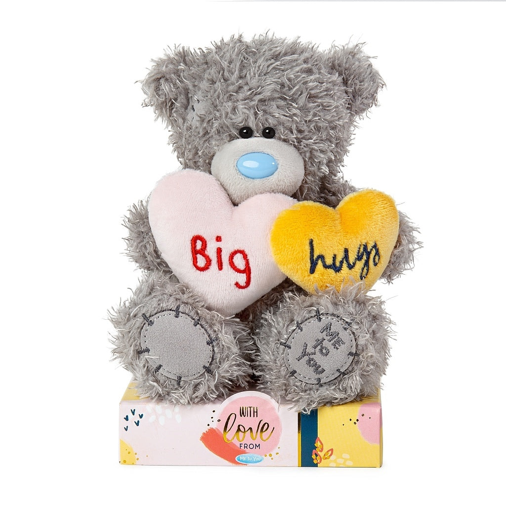 Maskotka Miś Big Hugs z sercami 18cm