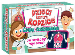Gra Ciało człowieka dzieci kontra rodzice