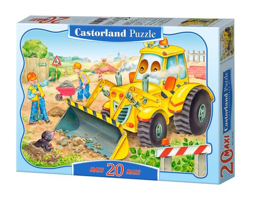Puzzle 20 maxi Spychacz w akcji C-02139-1