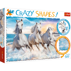 Puzzle 600 Crazy Shapes Galop wśród fal 11111