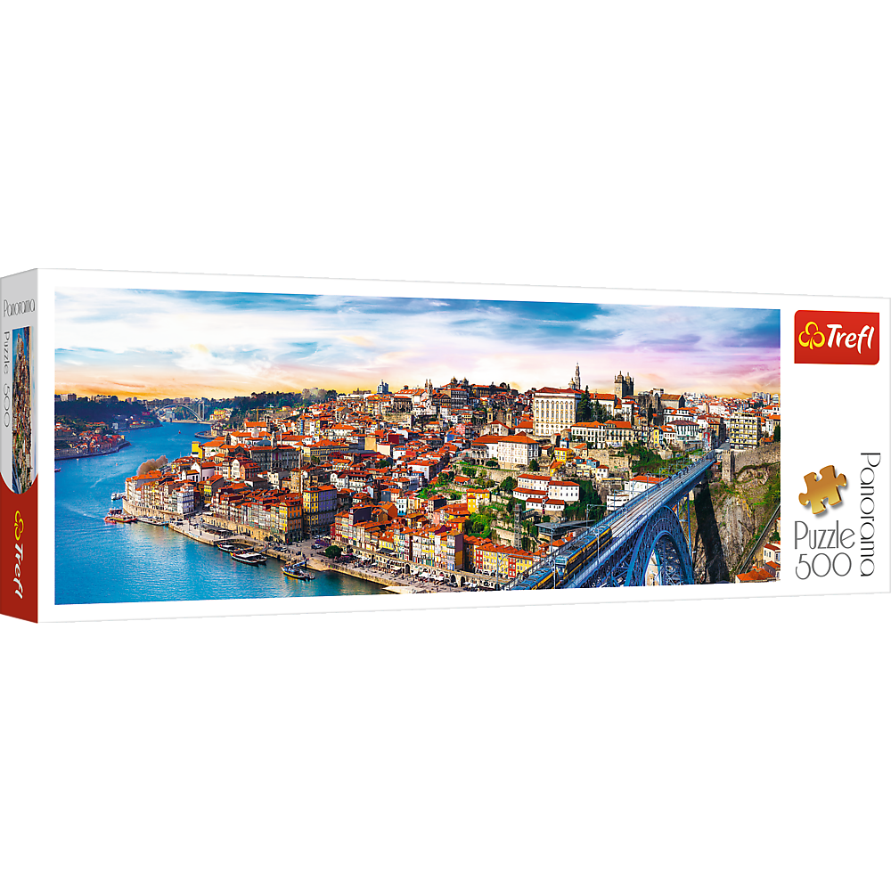 Puzzle 500 panoramiczne Porto Portugalia 29502