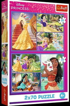Puzzle 2x70 Bajkowe dni 34440