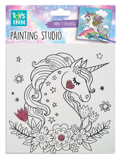 Canvas unicorn kwiaty zestaw do malowania ToysInn