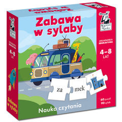 Układanka edukacyjna Zabawa w sylaby Kapitan Nauka