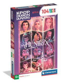Puzzle 104 Super kolor K-Pop Demon Hunters