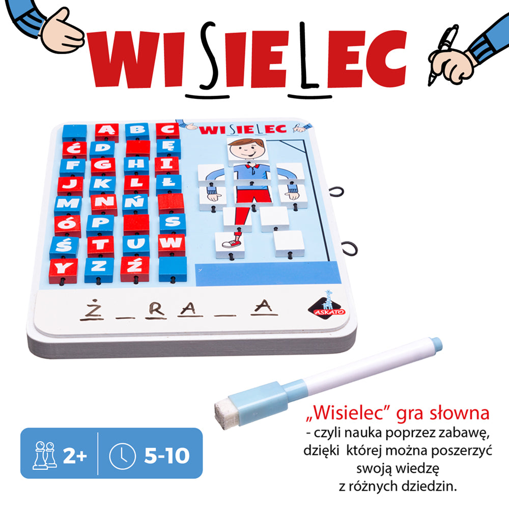 Gra drewniana słowna Wisielec