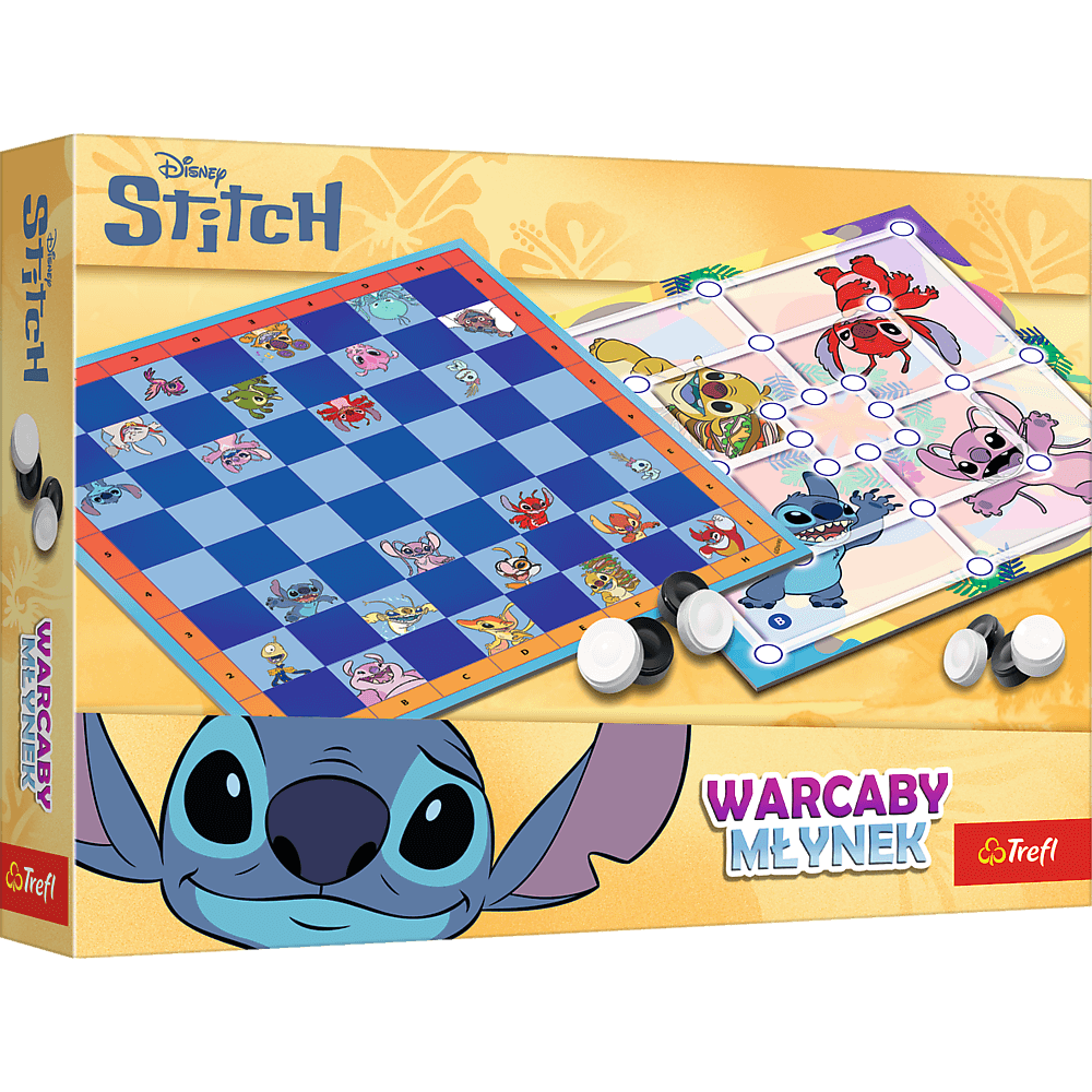 Gra Warcaby i Młynek Lilo and Stitch 02799