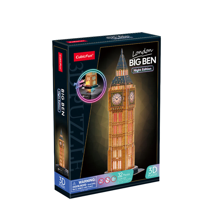 Puzzle 32 3D Big Ben Led
