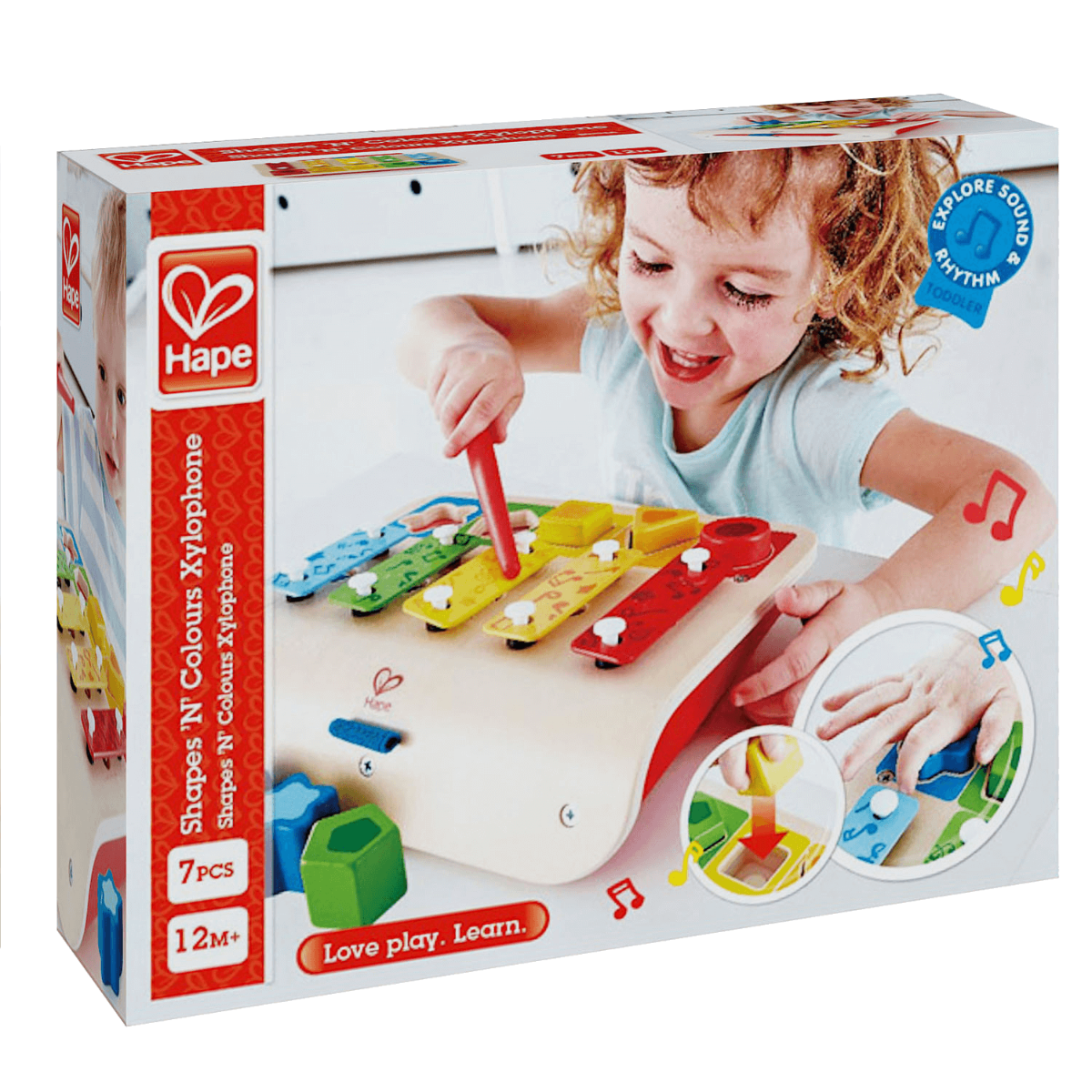 Sorter kształtów ksylofon Hape E0334