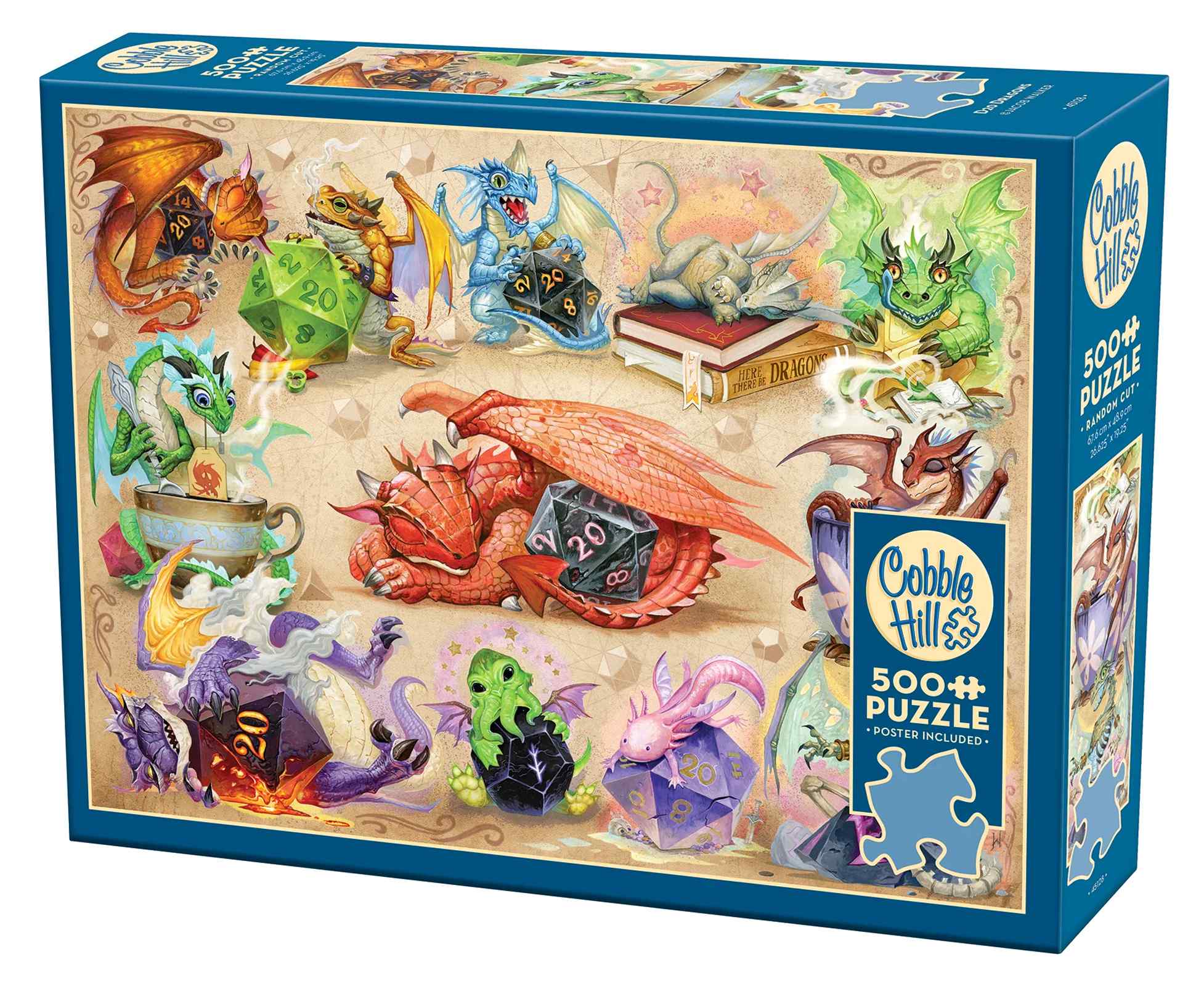 Puzzle 500 Małe smoki 113758