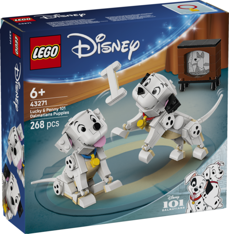 LEGO Disney Classic 101 Dalmatyńczyków Szczeniaczki Szczęściarz i Penny 43271