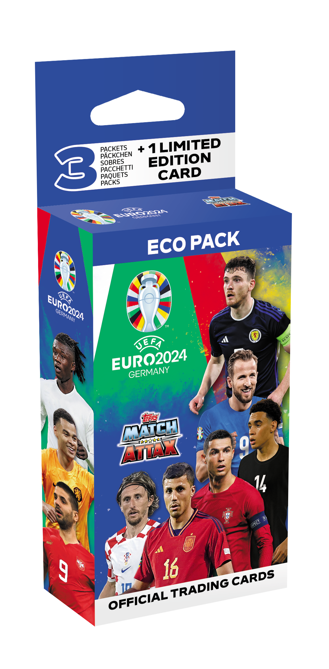 Euro 2024 Topps Cards eco pack 1 szt. mix