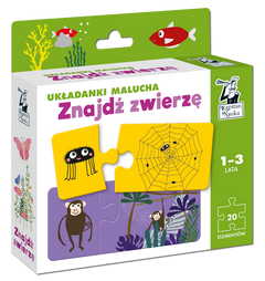 Układanki malucha Znajdź zwierzę Kapitan Nauka