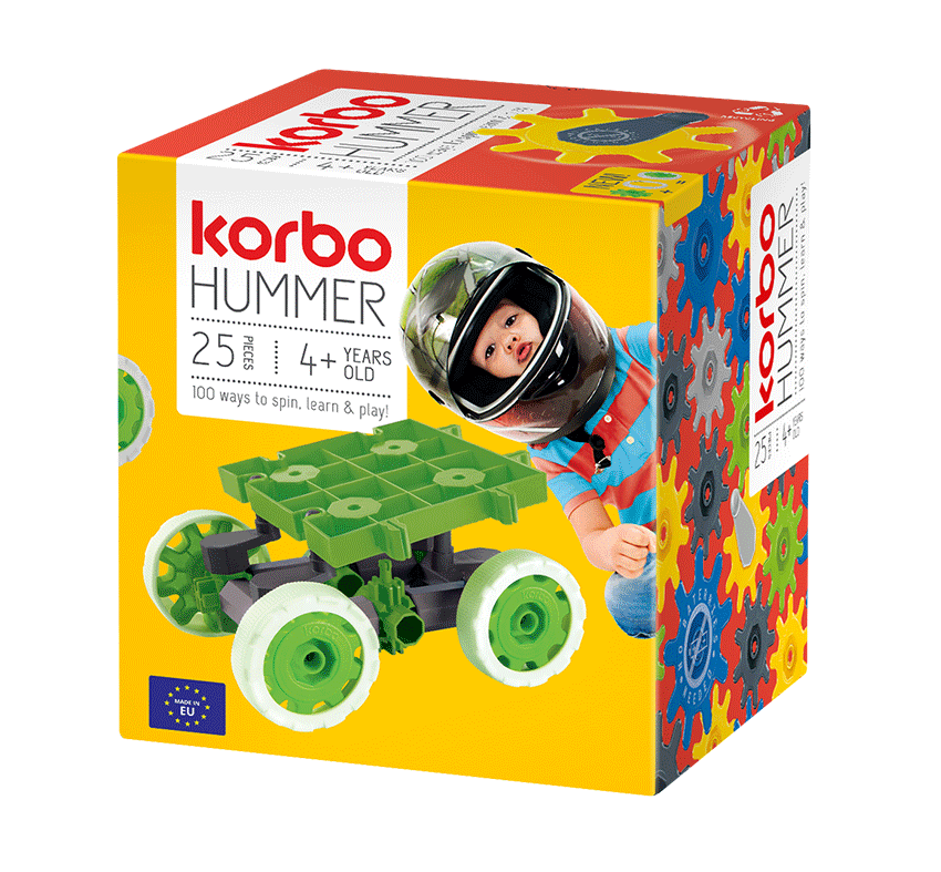 Klocki Korbo Hummer 25 elementów green