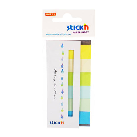 Zakładki indeksujące papierowe 45X15Mm 6 kolorów neonowych Summer 180 kartek