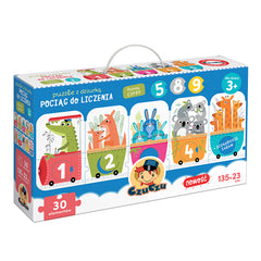 Puzzle z dziurką Pociąg do liczenia CzuCzu