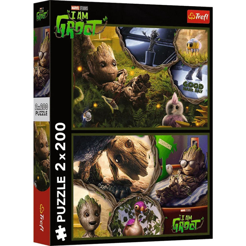 Puzzle 2x200  Ja jestem Groot Marvel Guardians of the Galaxy 13315