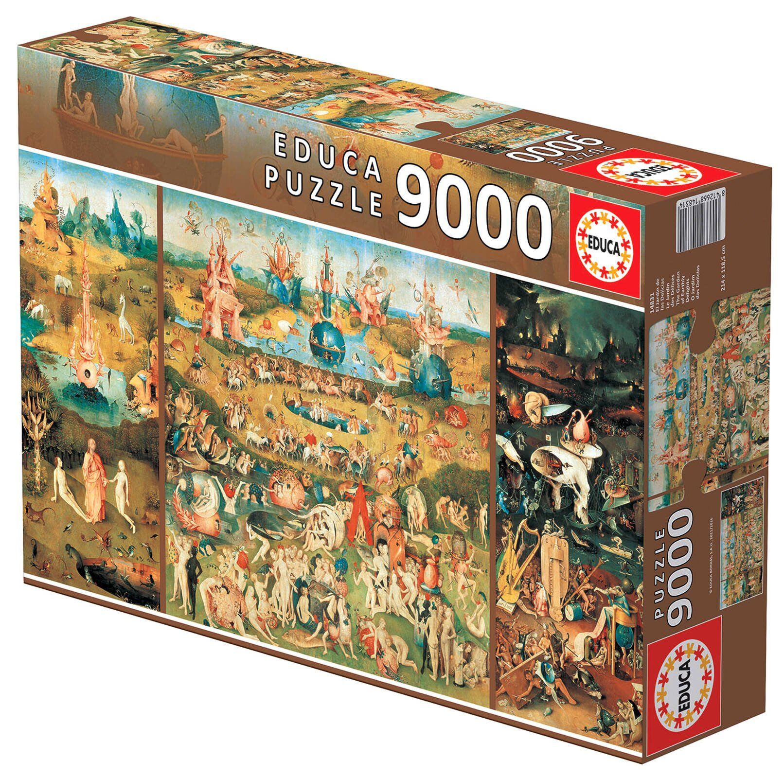 Puzzle 9000 Ogród rozkoszy ziemskich Hieronim Bosch 110011