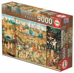 Puzzle 9000 Ogród rozkoszy ziemskich Hieronim Bosch 110011