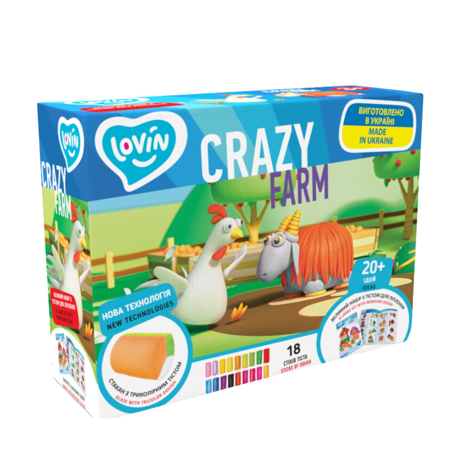 Masa plastyczna lekka TM Lovin Crazy Farm