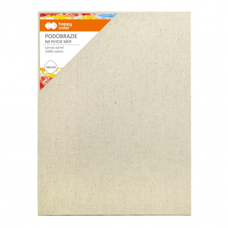 Podobrazie bawełniane naturalne 40x60 impregnowane MDF Happy Color
