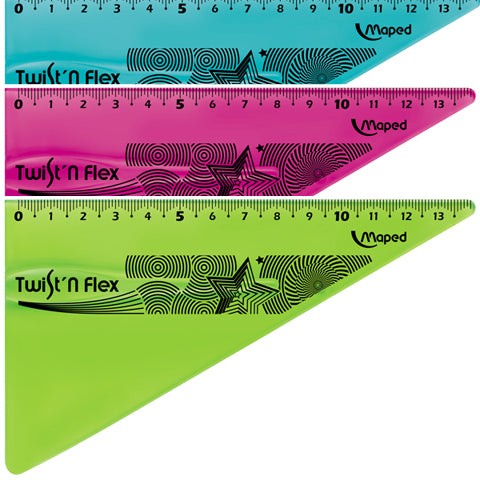 Ekierka maped twist and flex 15cm niełamliwa